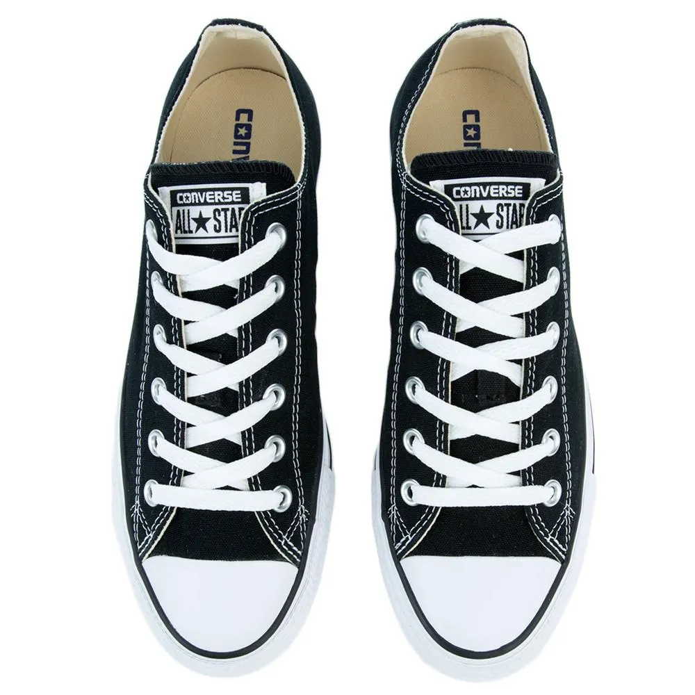Converse Unisex: Chuck Taylor Lowtop Black Canvas Sneaker