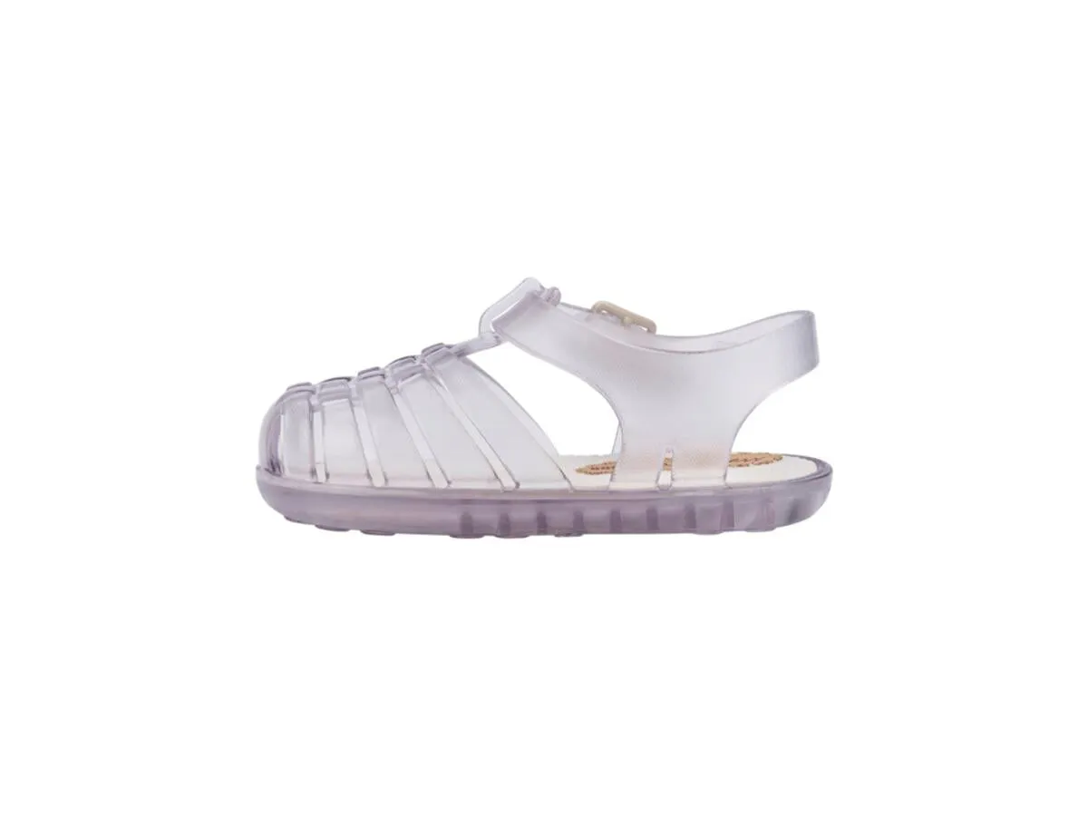 Crystal Clear Woven Jelly Sandals