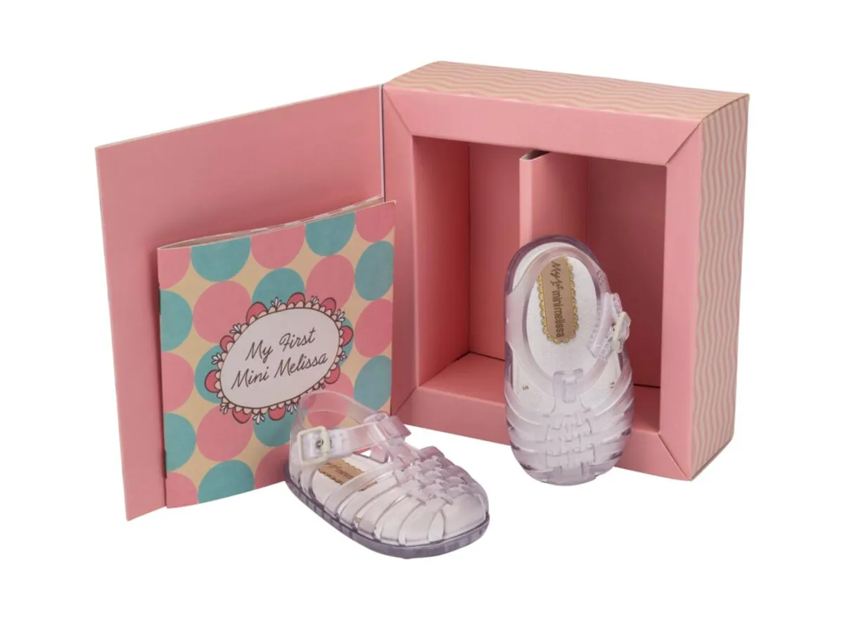 Crystal Clear Woven Jelly Sandals