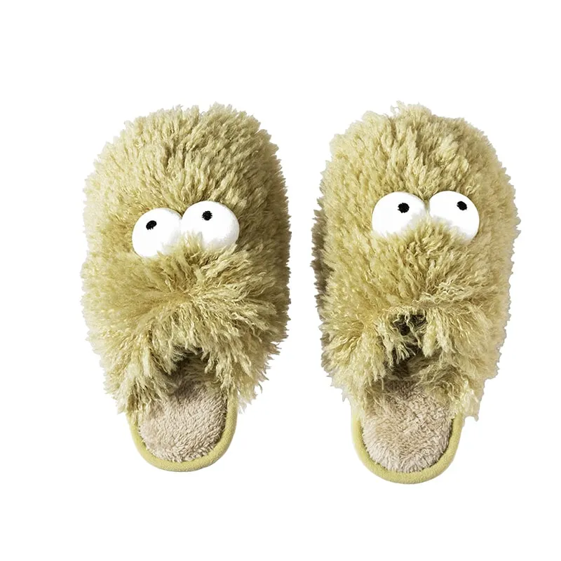 Cute Hairy Cotton Slippers