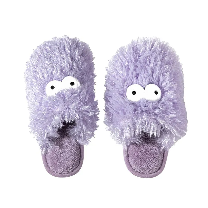 Cute Hairy Cotton Slippers