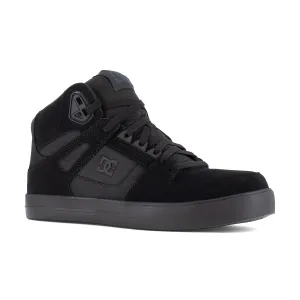 DC Men's Pure Comp Toe High-Top Work Shoe - Black - DC60206