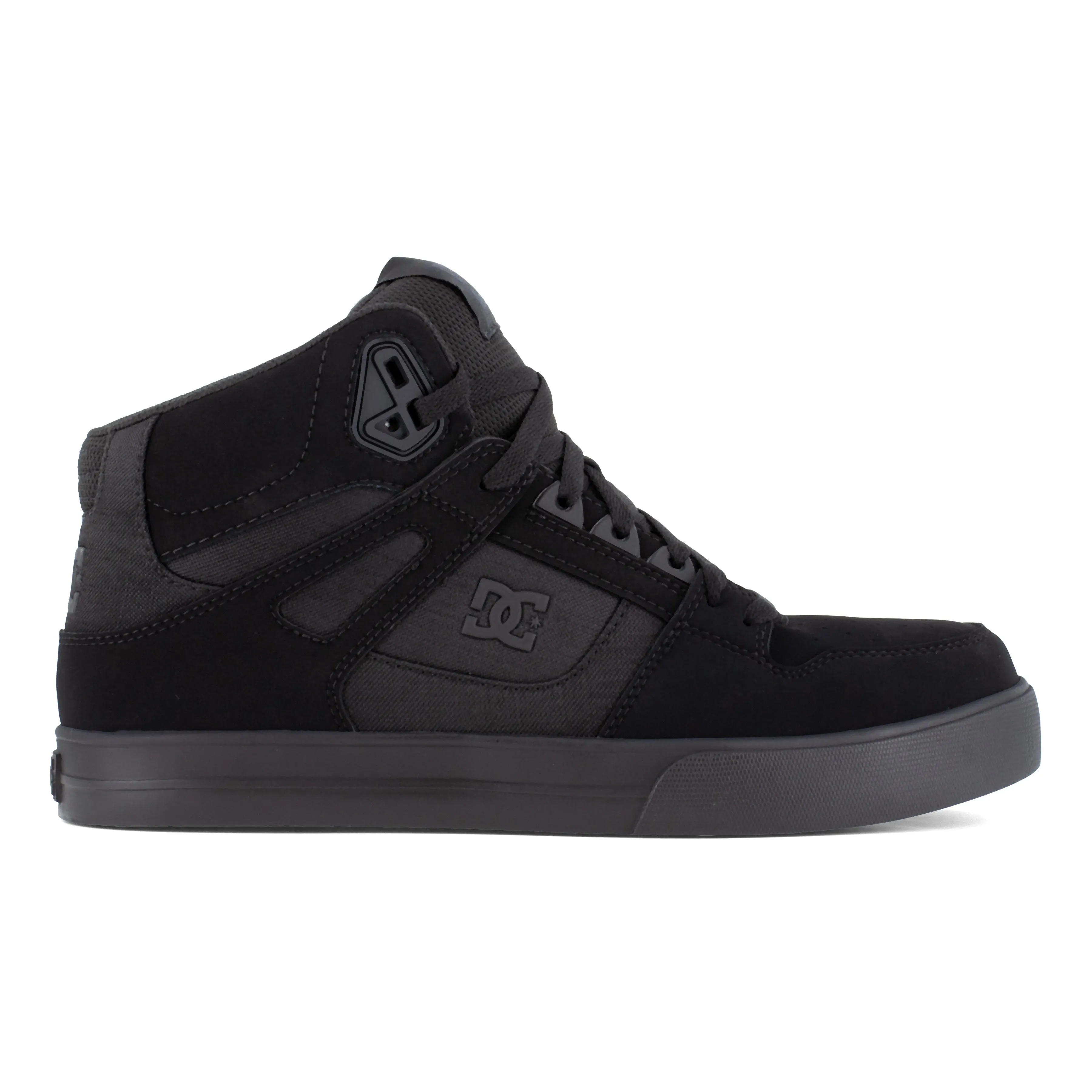 DC Men's Pure Comp Toe High-Top Work Shoe - Black - DC60206