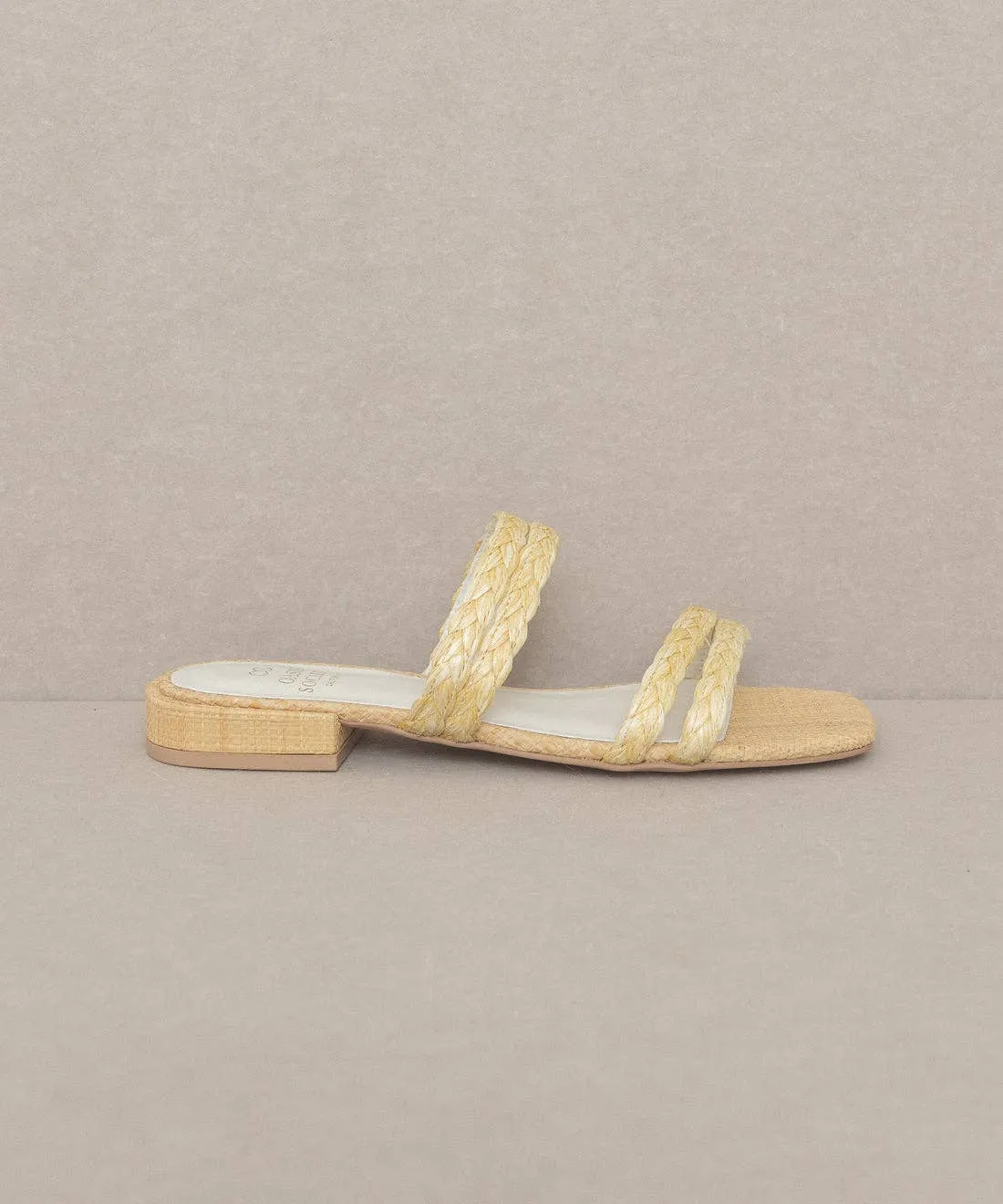 Elliott Raffia Sandal