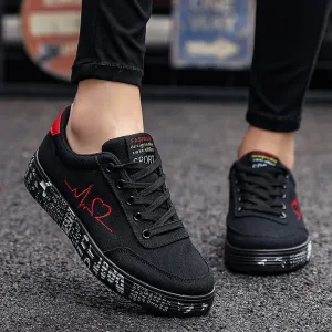 Fashion Women Vulcanized Shoes Sneakers Ladies Lace-up