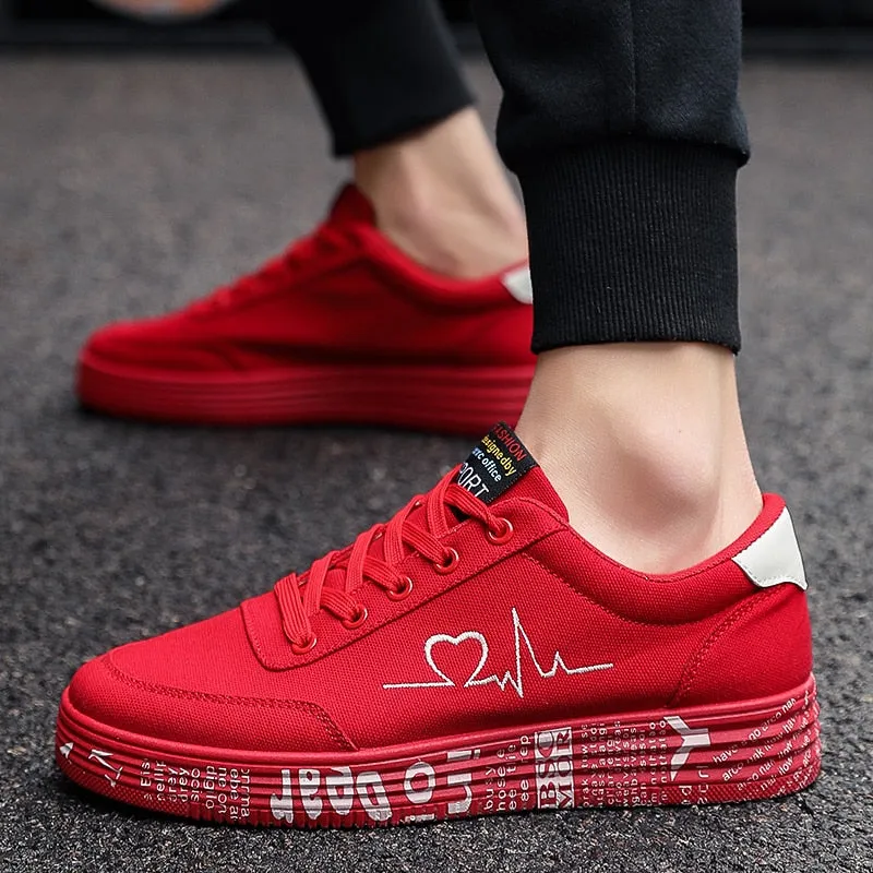 Fashion Women Vulcanized Shoes Sneakers Ladies Lace-up