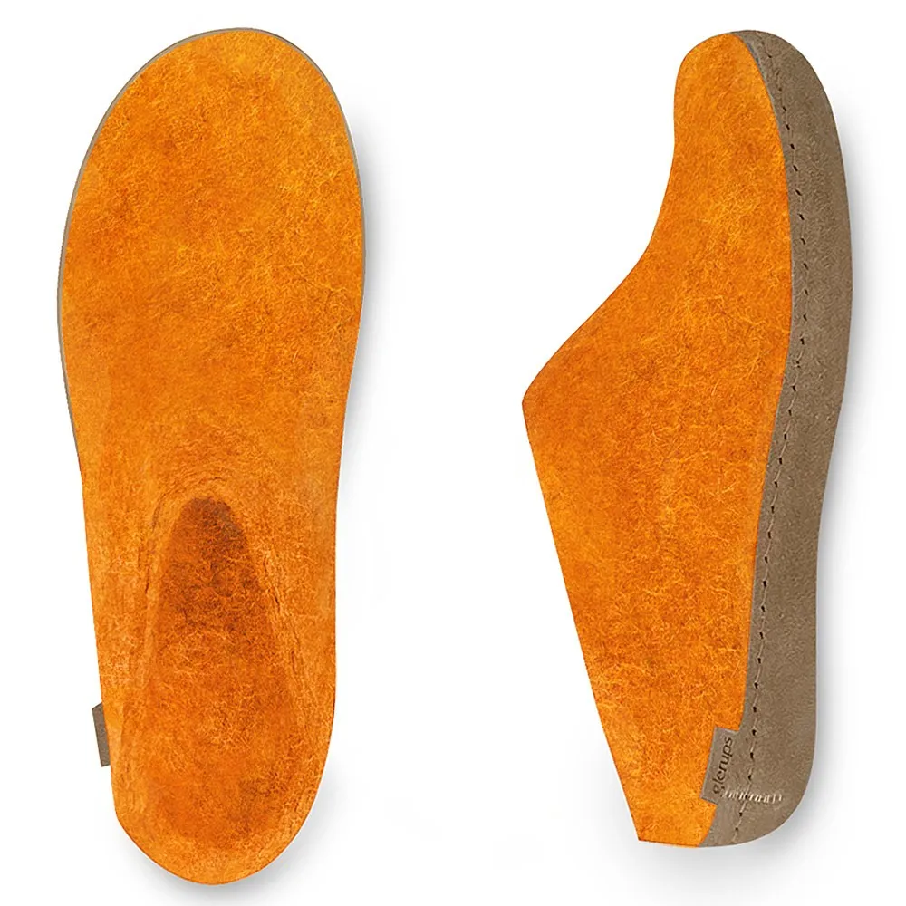 Felt Mule - Orange