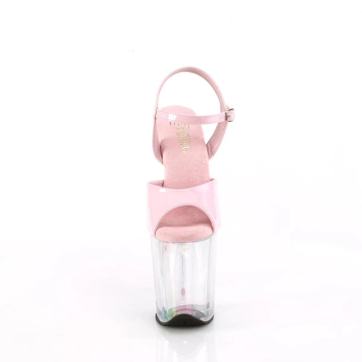 FLAMINGO-809HT  Baby Pink Holo Patent/Holo Tinted