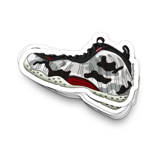 Foamposite "Fighter Jet" Sneaker Sticker