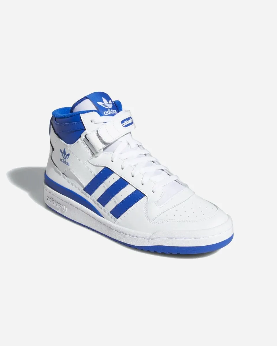 Forum Mid - White/Royal Blue