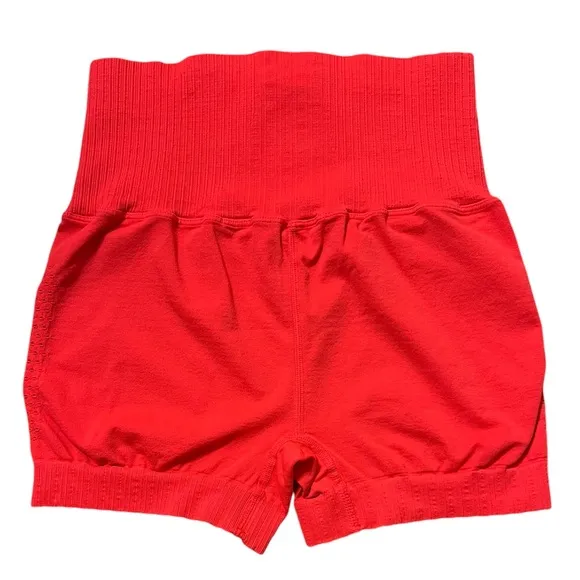 Free People Movement Good Karma Running Shorts XS/S Cherry Tomato NWOT