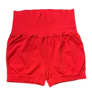 Free People Movement Good Karma Running Shorts XS/S Cherry Tomato NWOT