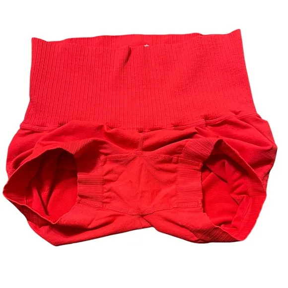 Free People Movement Good Karma Running Shorts XS/S Cherry Tomato NWOT