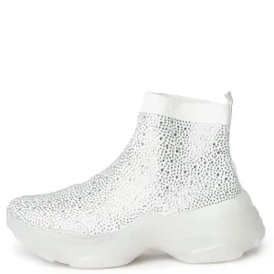 Genova-2 Rhinestone Sock Sneaker