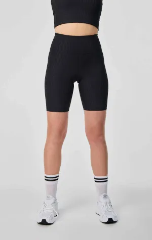 GIRLFRIEND COLLECTIVE Rib Bike Shorts black