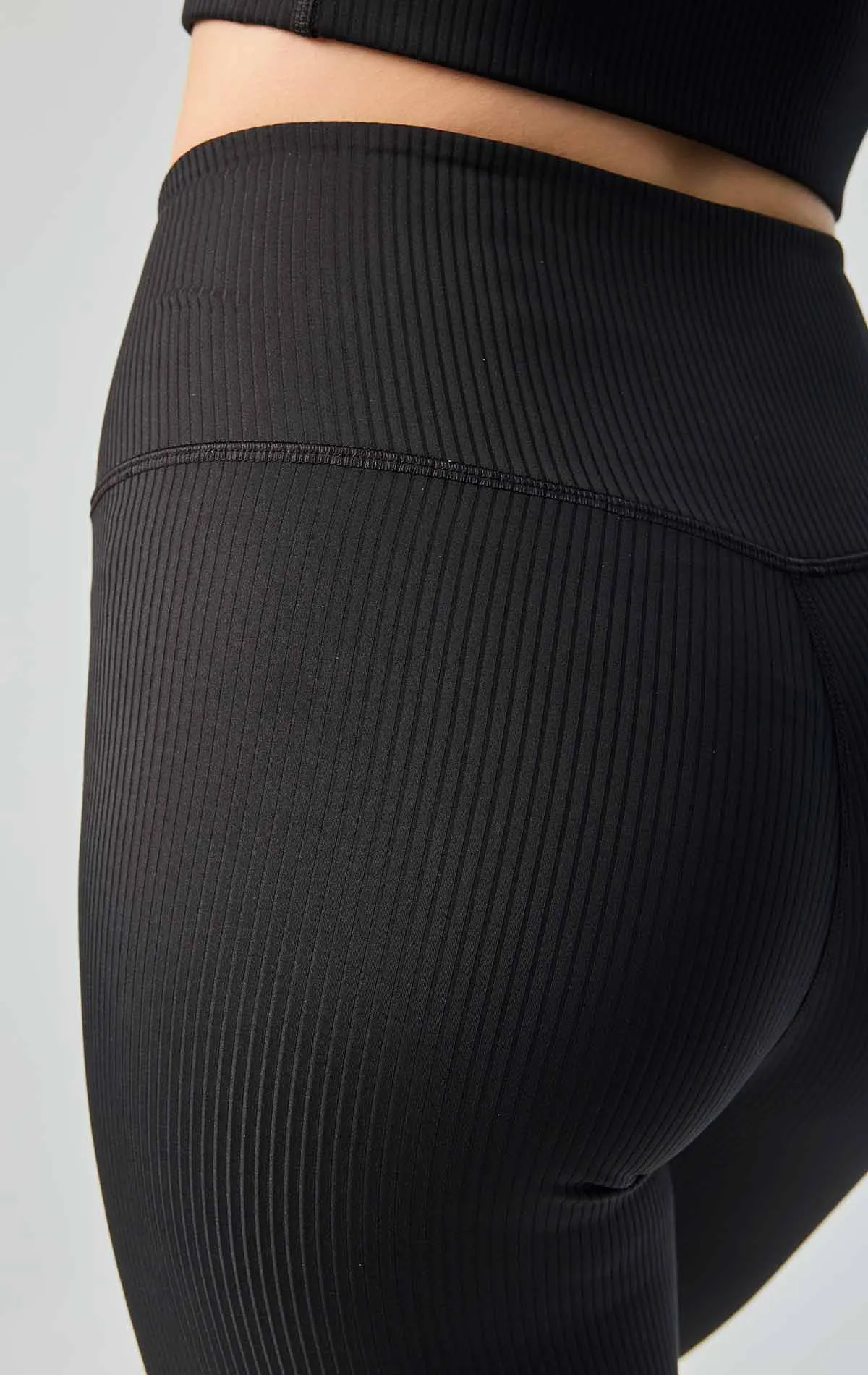 GIRLFRIEND COLLECTIVE Rib Bike Shorts black