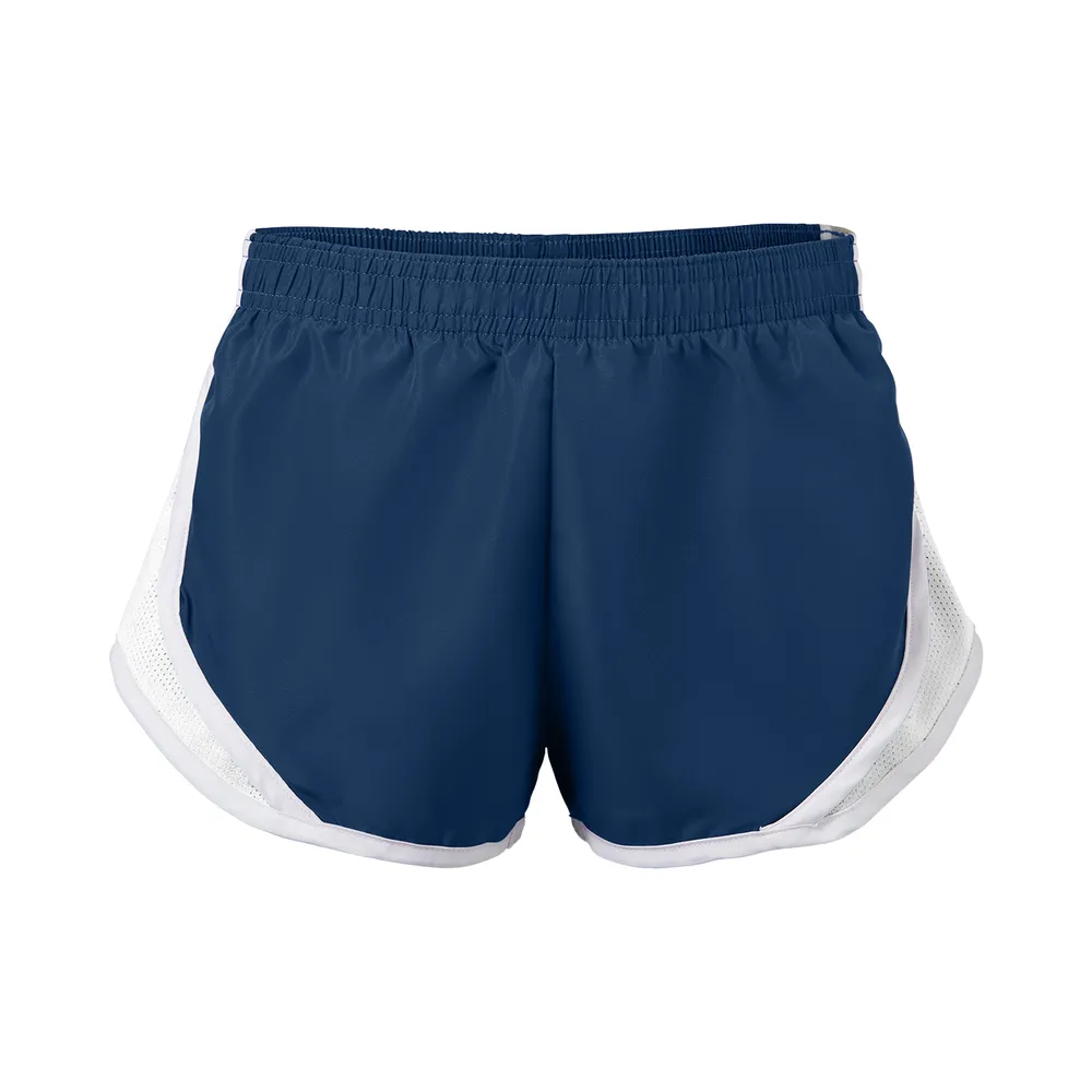 Girls Polyester Shortie Short with contrast interest
