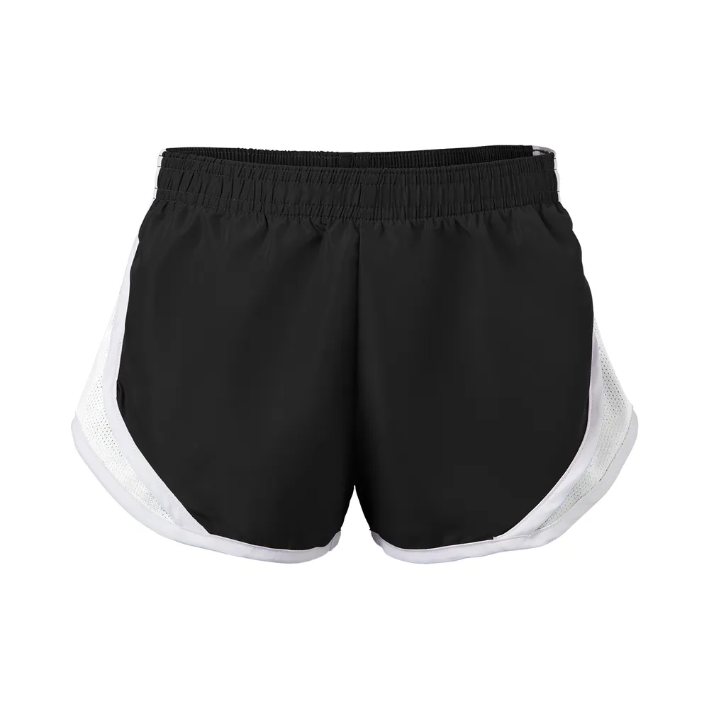 Girls Polyester Shortie Short with contrast interest