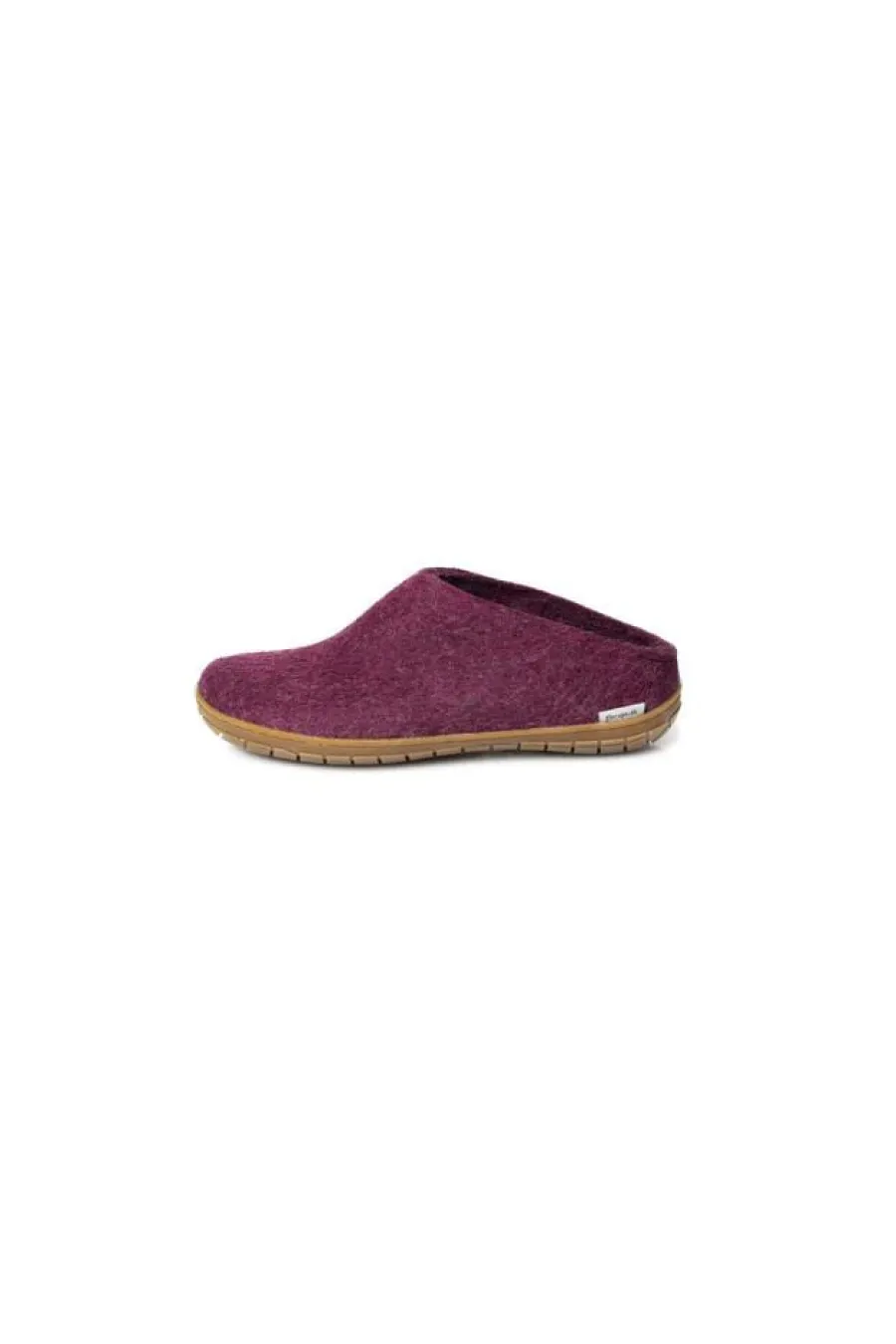 Glerups Slip-On - Honey Rubber- Cranberry