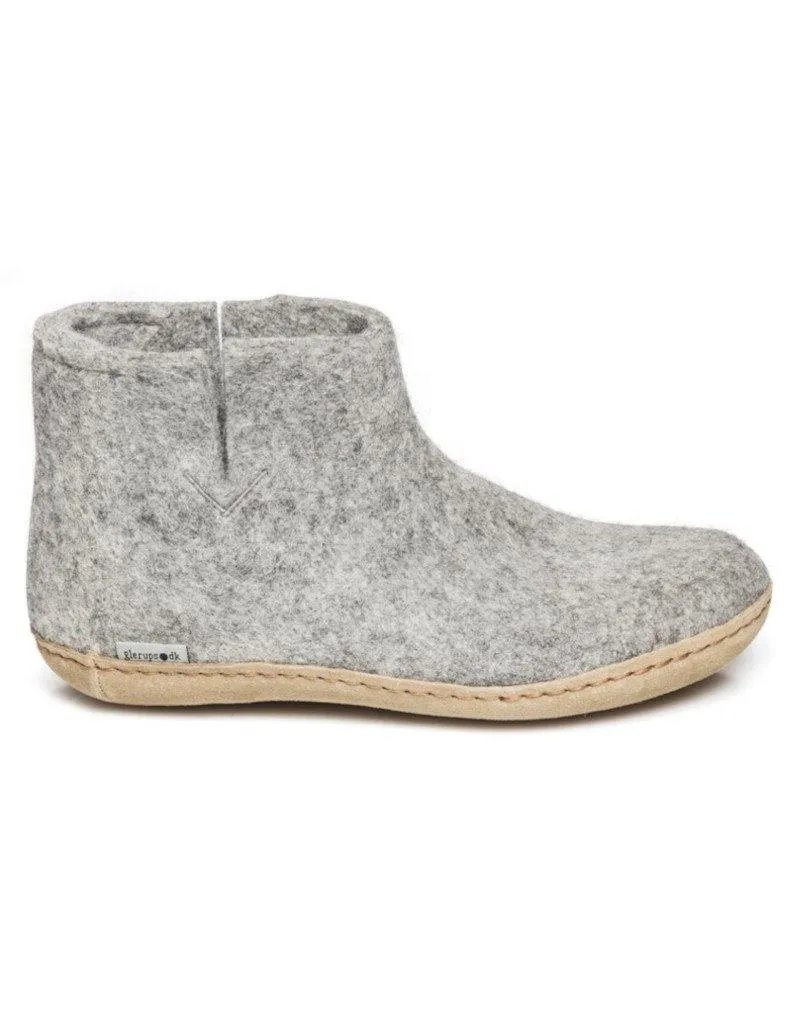 Glerups Slipper Boots | Leather Sole