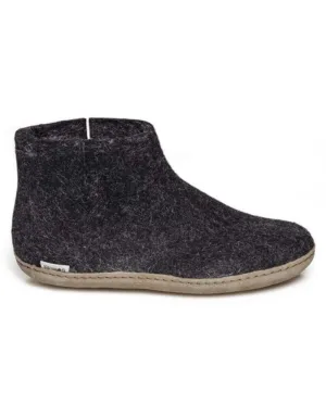 Glerups Slipper Boots | Leather Sole