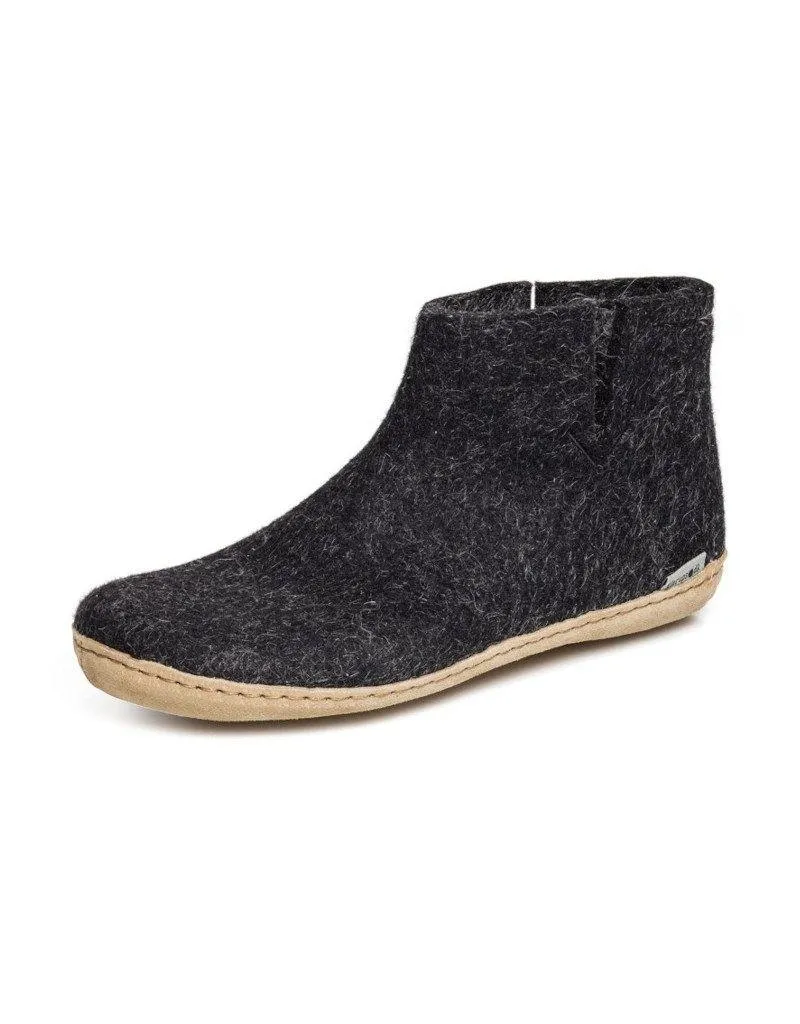 Glerups Slipper Boots | Leather Sole