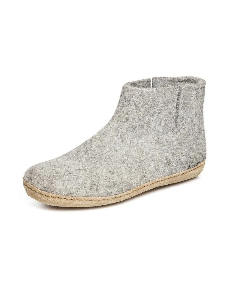 Glerups Slipper Boots | Leather Sole