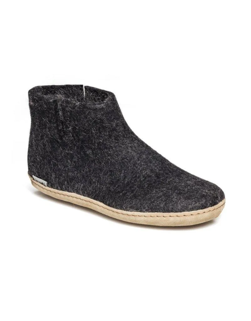 Glerups Slipper Boots | Leather Sole