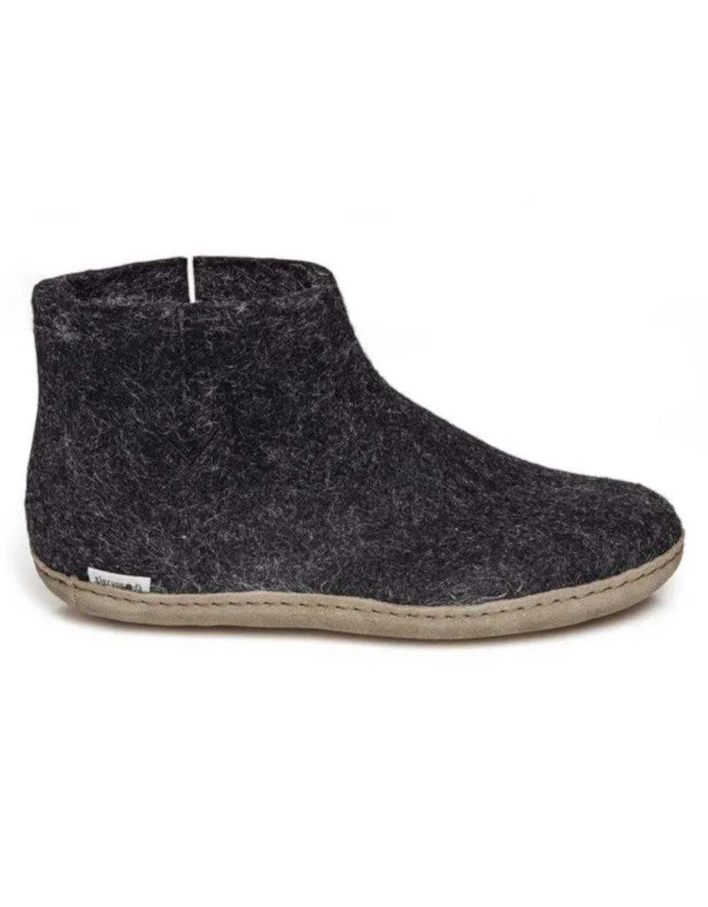 Glerups Slipper Boots | Leather Sole
