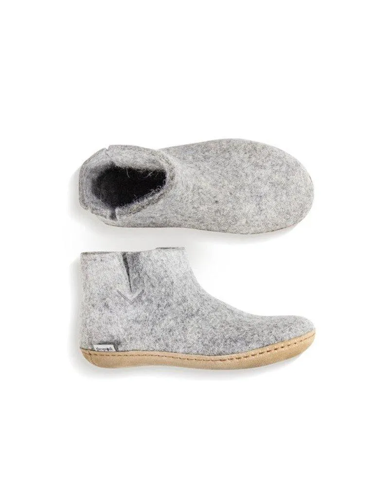 Glerups Slipper Boots | Leather Sole