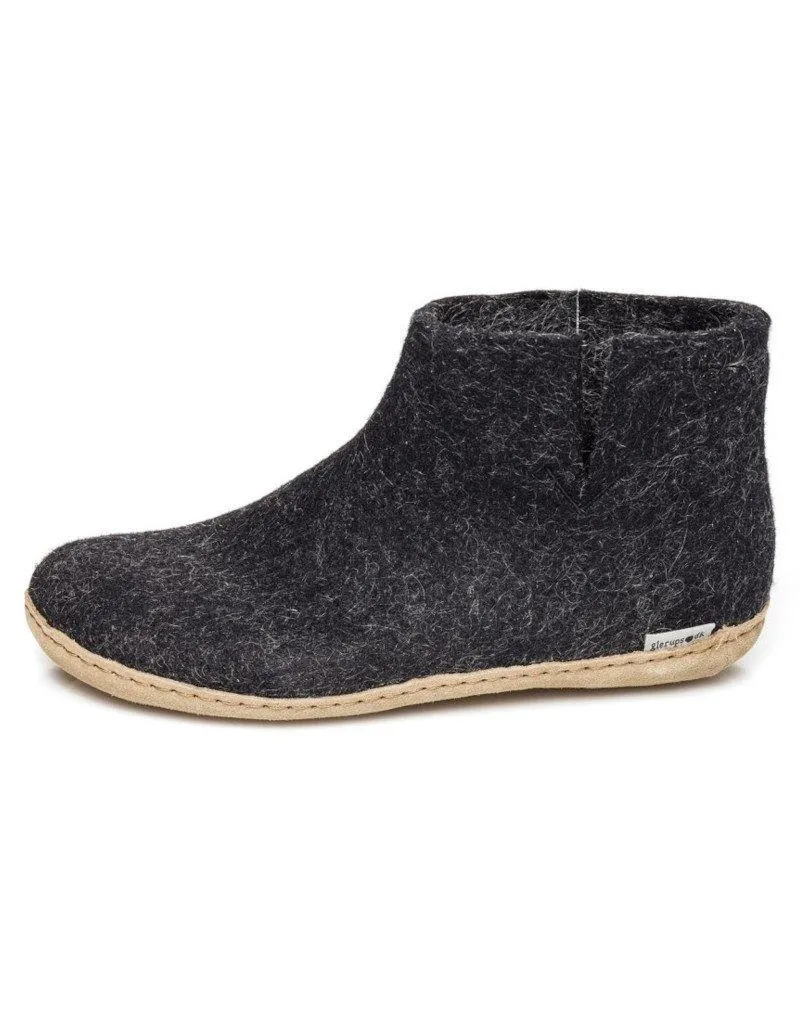 Glerups Slipper Boots | Leather Sole