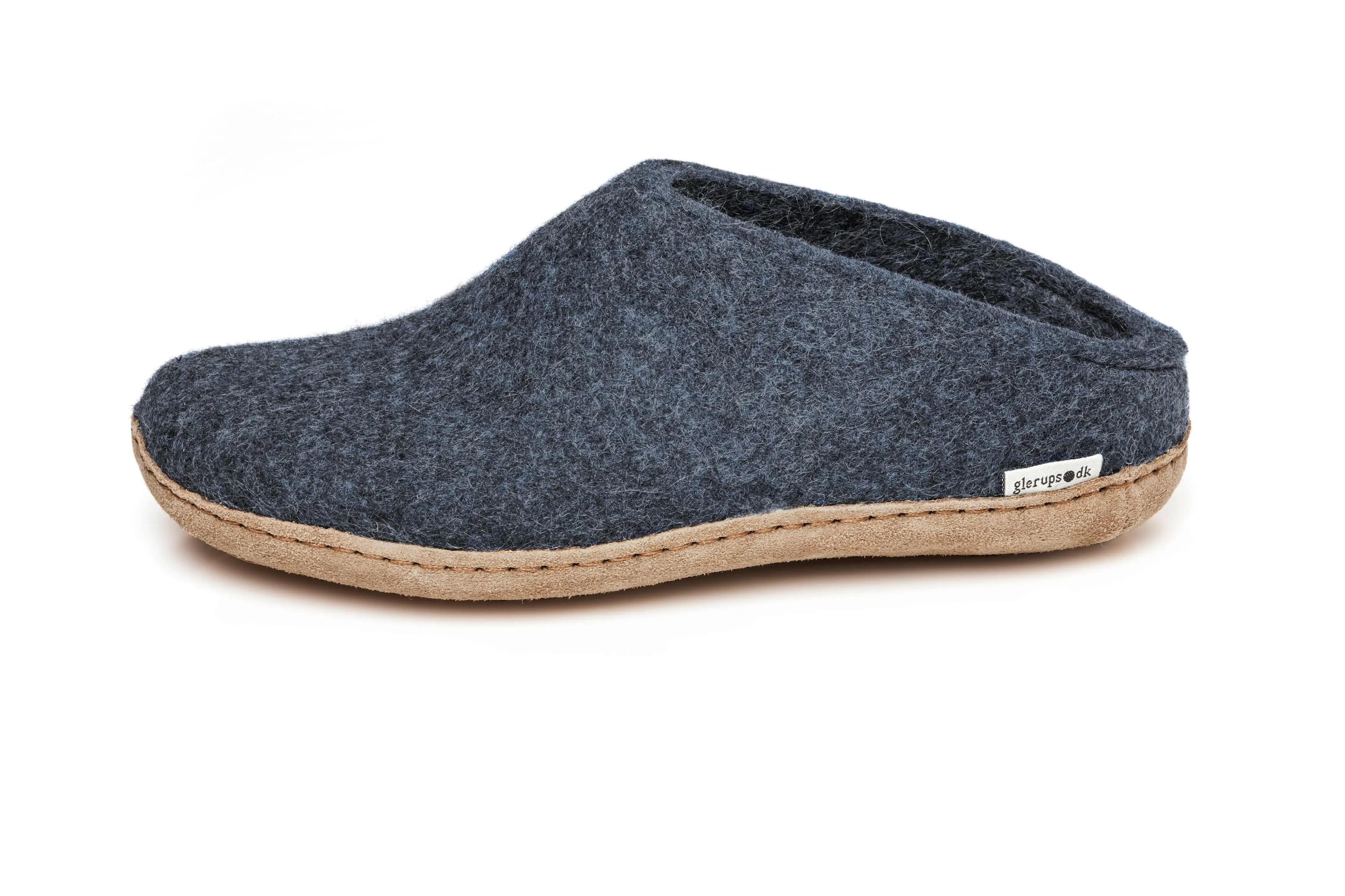 Glerups Slippers: Slip-on, Denim, Leather B-10-00
