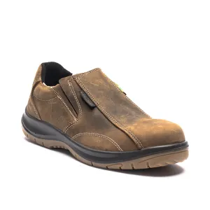 Glide Men's Composite Toe Slip On Oxford Safety Shoes 463