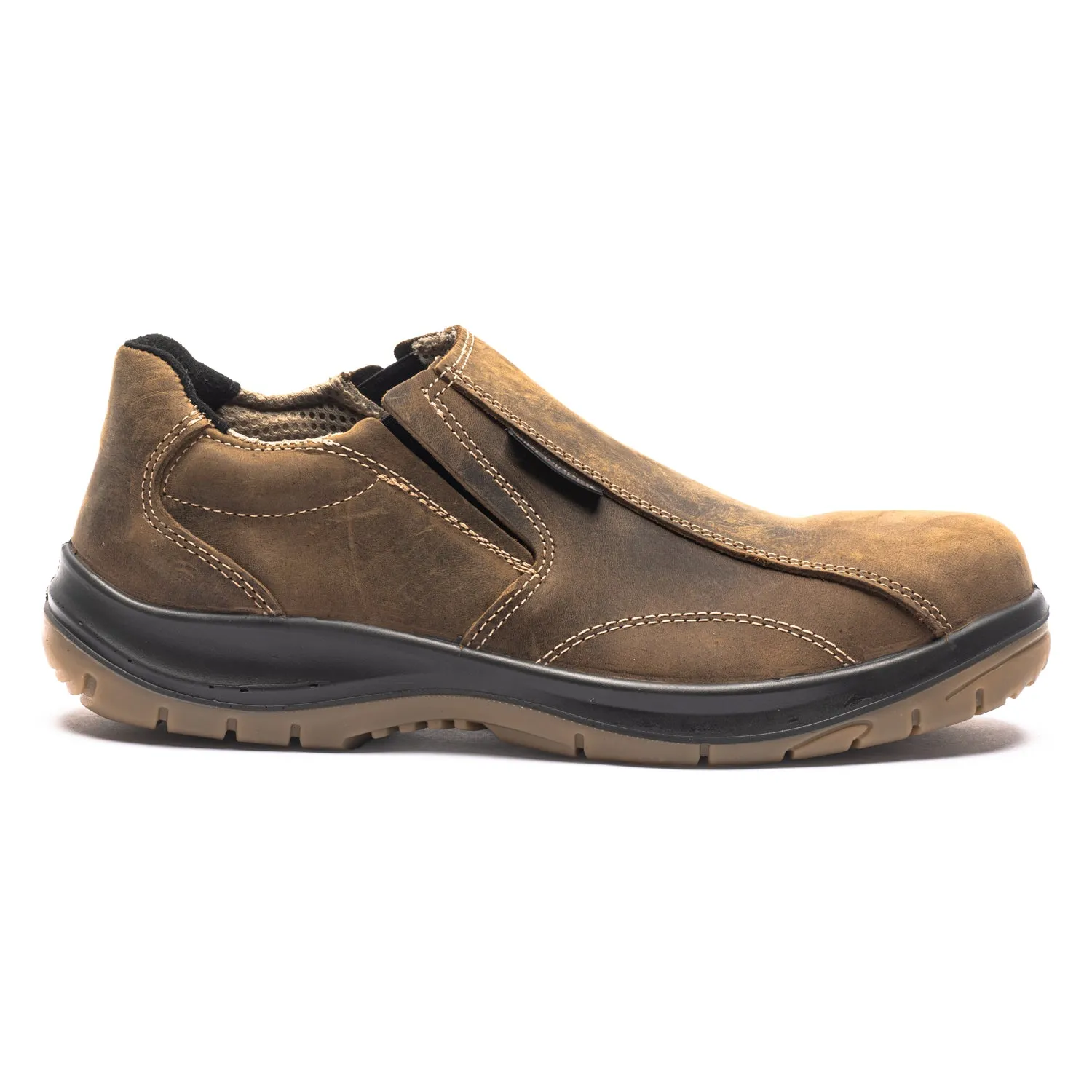 Glide Men's Composite Toe Slip On Oxford Safety Shoes 463