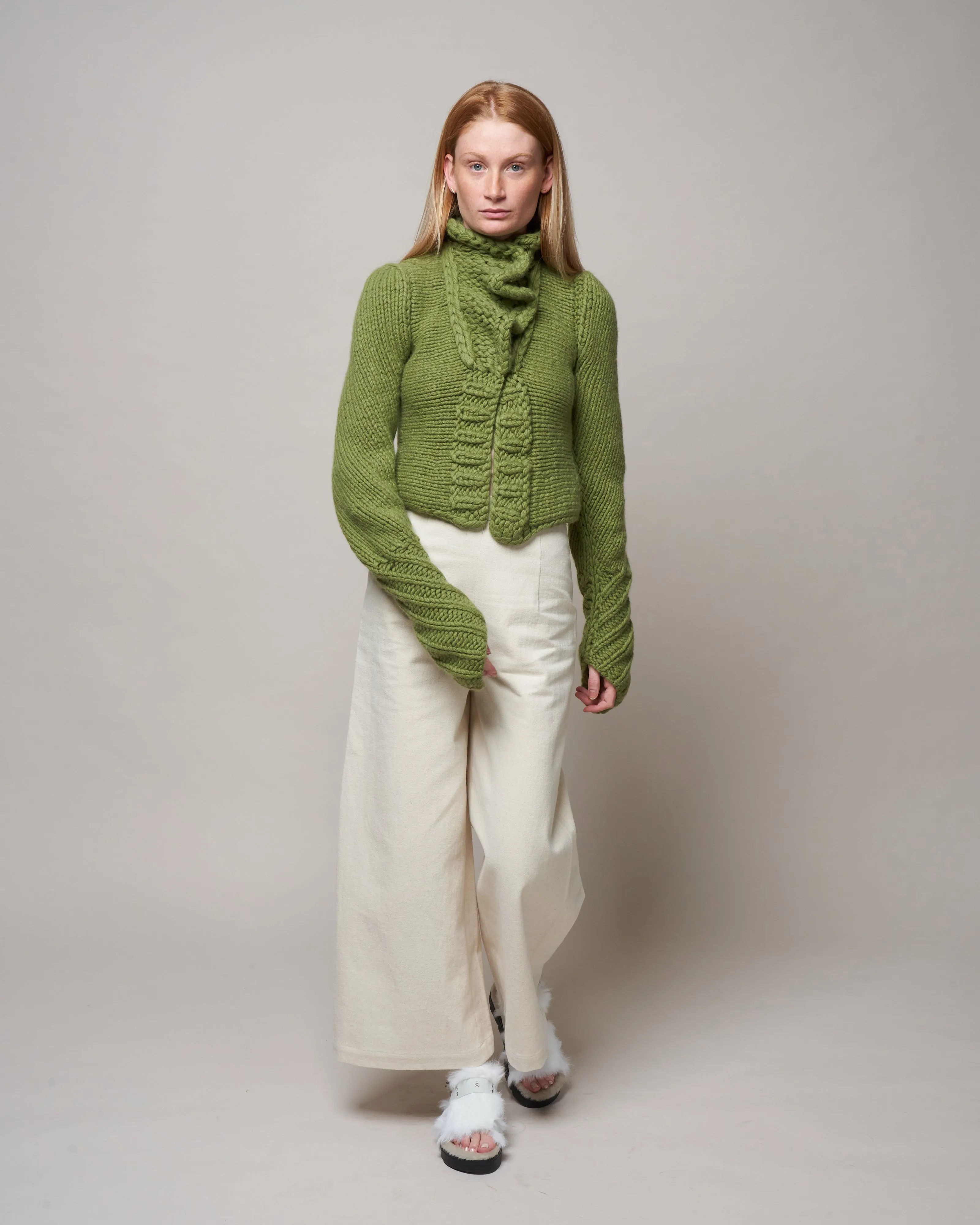 hanna jacket - golden green