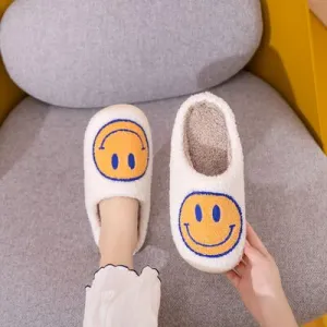 Hazel Blues® |  Melody Smiley Face Slippers
