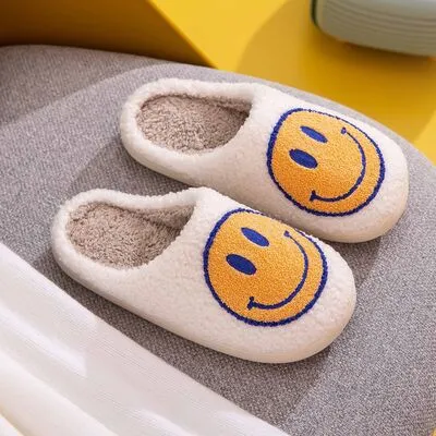 Hazel Blues® |  Melody Smiley Face Slippers