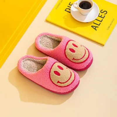 Hazel Blues® |  Melody Smiley Face Slippers