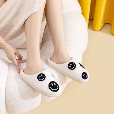 Hazel Blues® |  Melody Smiley Face Slippers