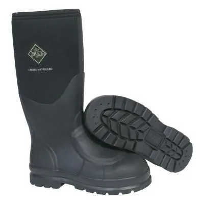 Honeywell Chore Met Guard Boots, Size 7, Black, CHS-META-BLK-070