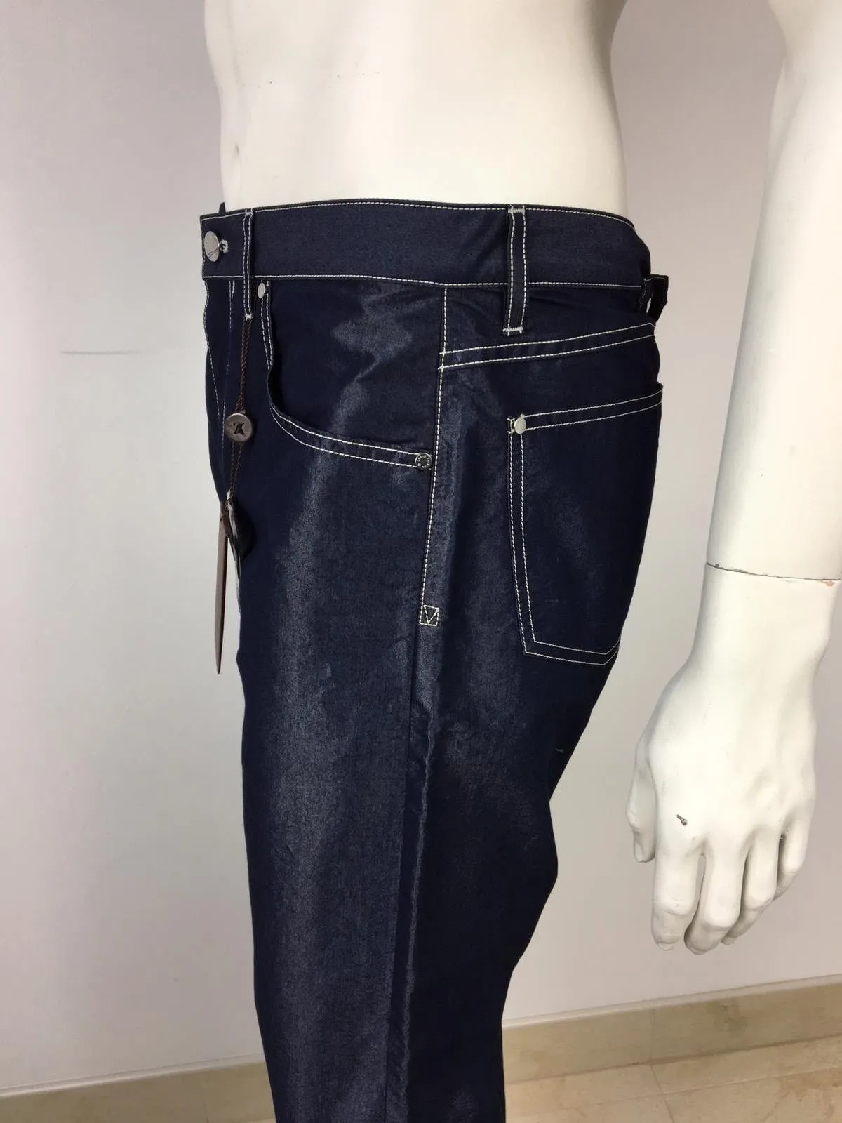 Indigo Tech Cotton Jeans