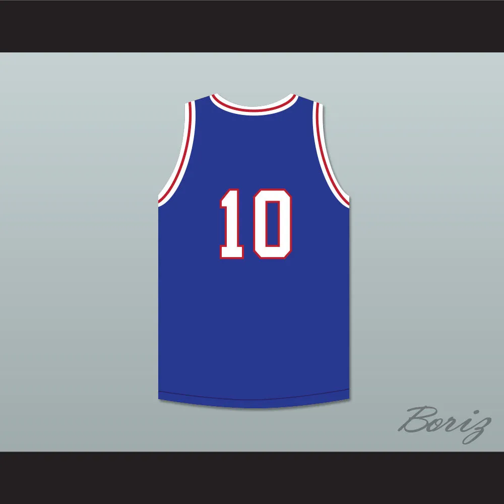 Jacob 10 Will Foster High School Patriots Blue Basketball Jersey The Red Sneakers
