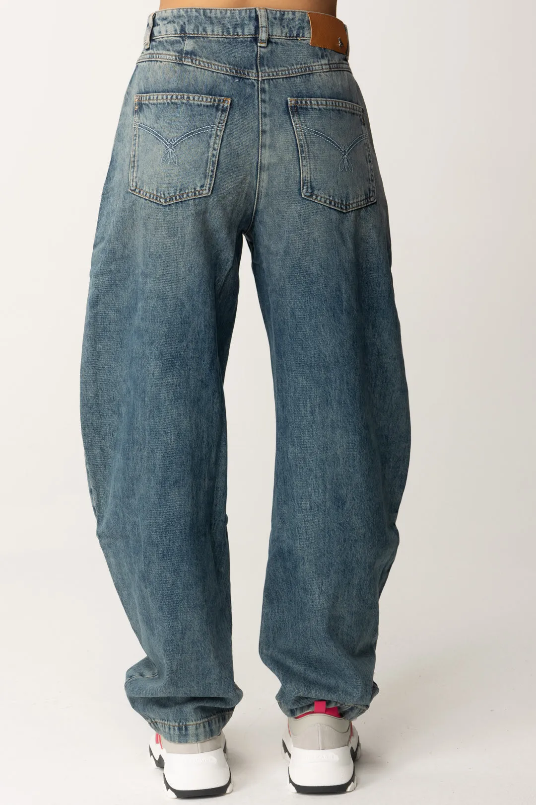 Jeans Baggy a Vita Alta