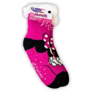 Jellifish Minnie Mouse Cozy Socks with Liner and Grip