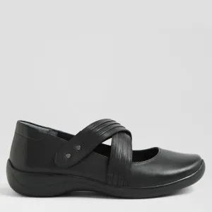 JEQUIE XF - BLACK LEATHER
