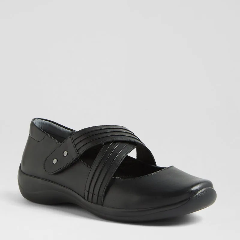 JEQUIE XF - BLACK LEATHER