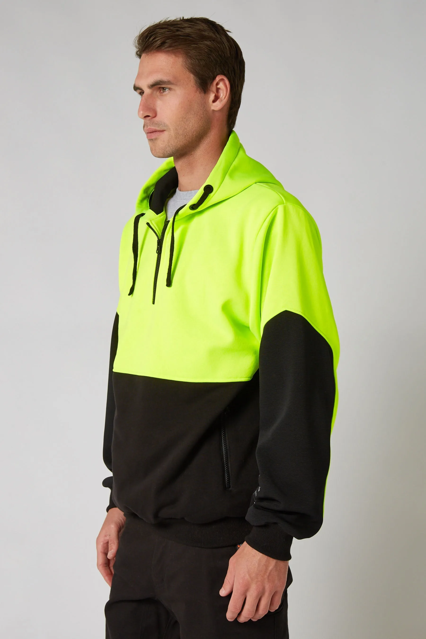 JP Leveled Mens 2.0 Pullover Hoodie - Hi-Vis Yellow