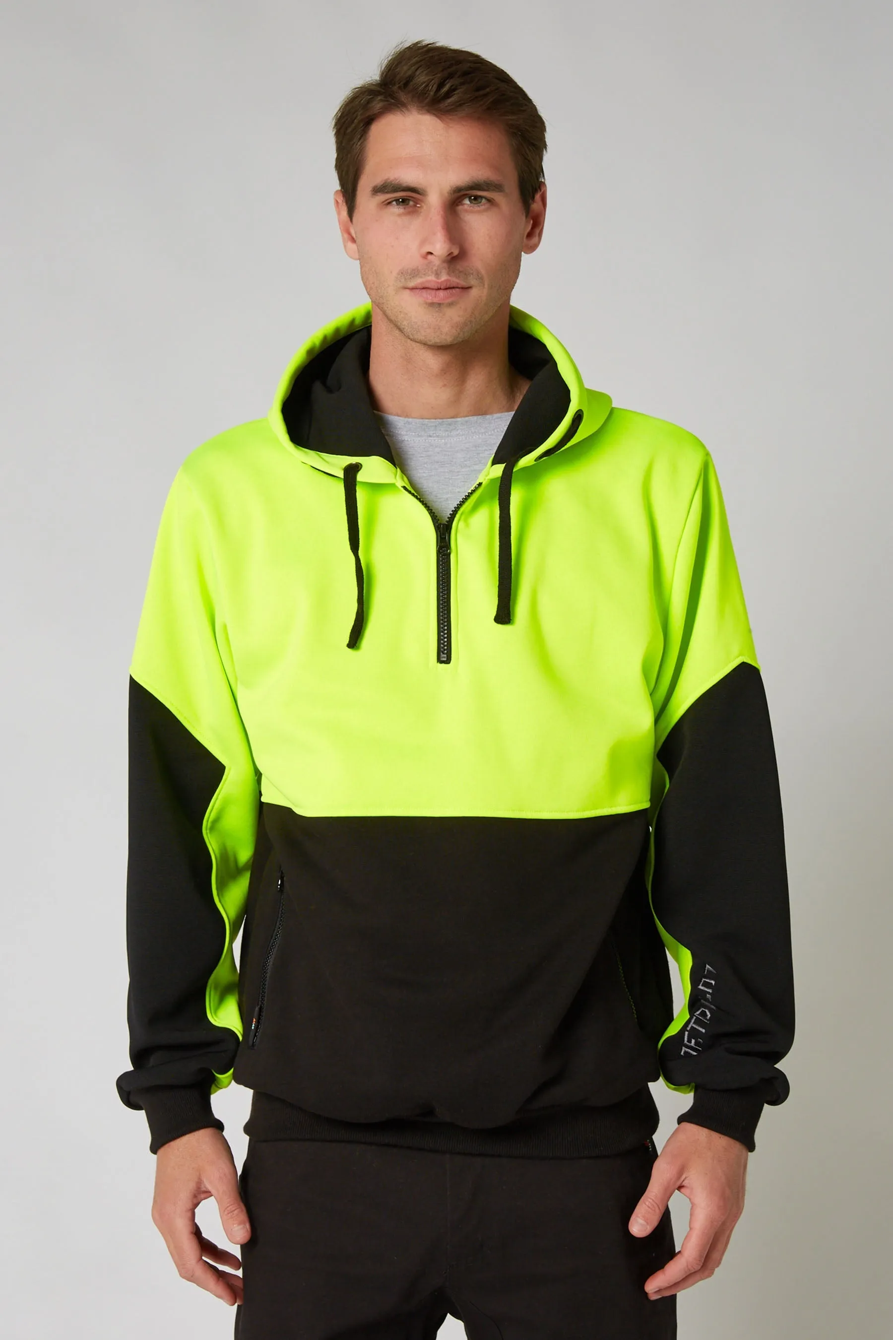 JP Leveled Mens 2.0 Pullover Hoodie - Hi-Vis Yellow