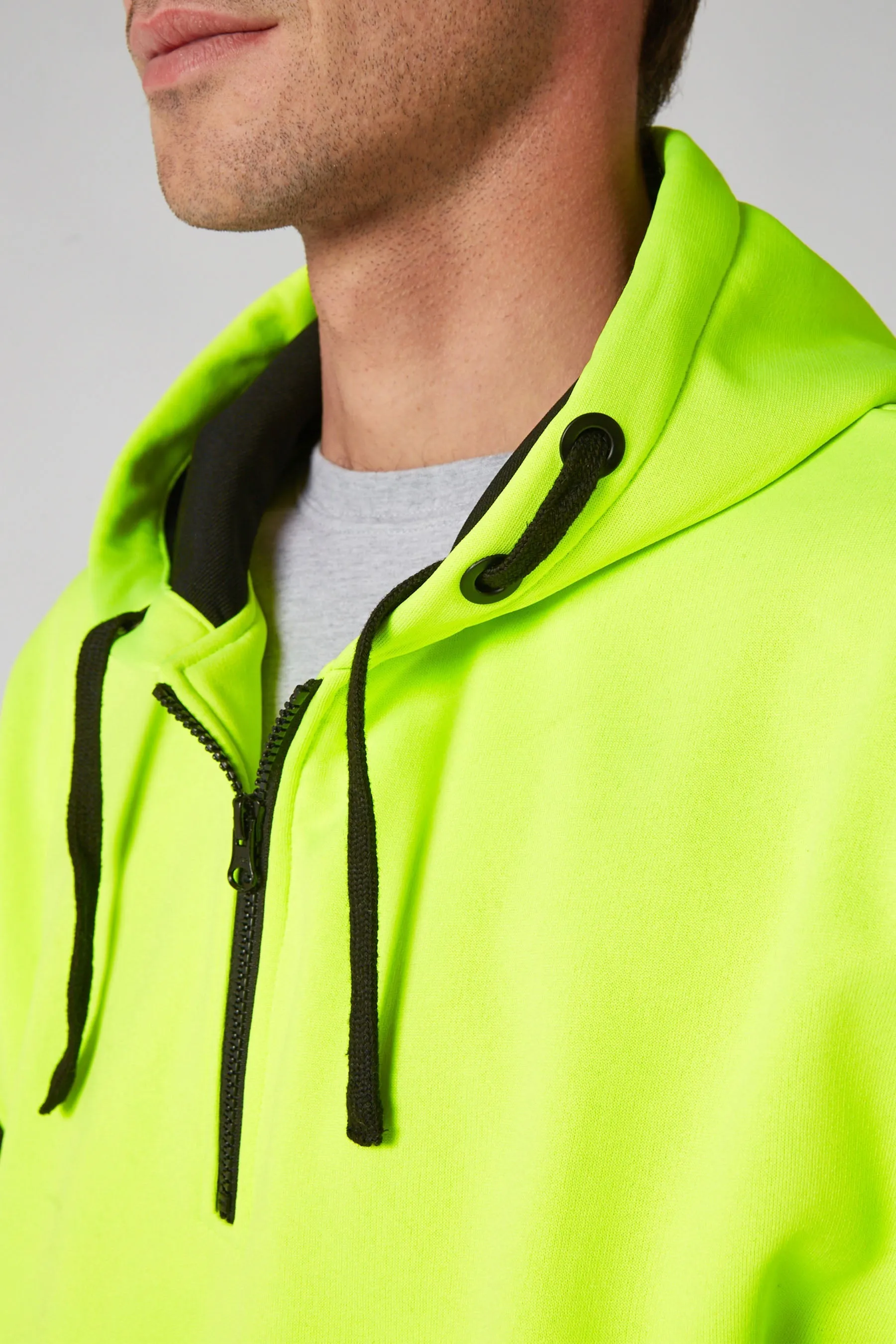 JP Leveled Mens 2.0 Pullover Hoodie - Hi-Vis Yellow