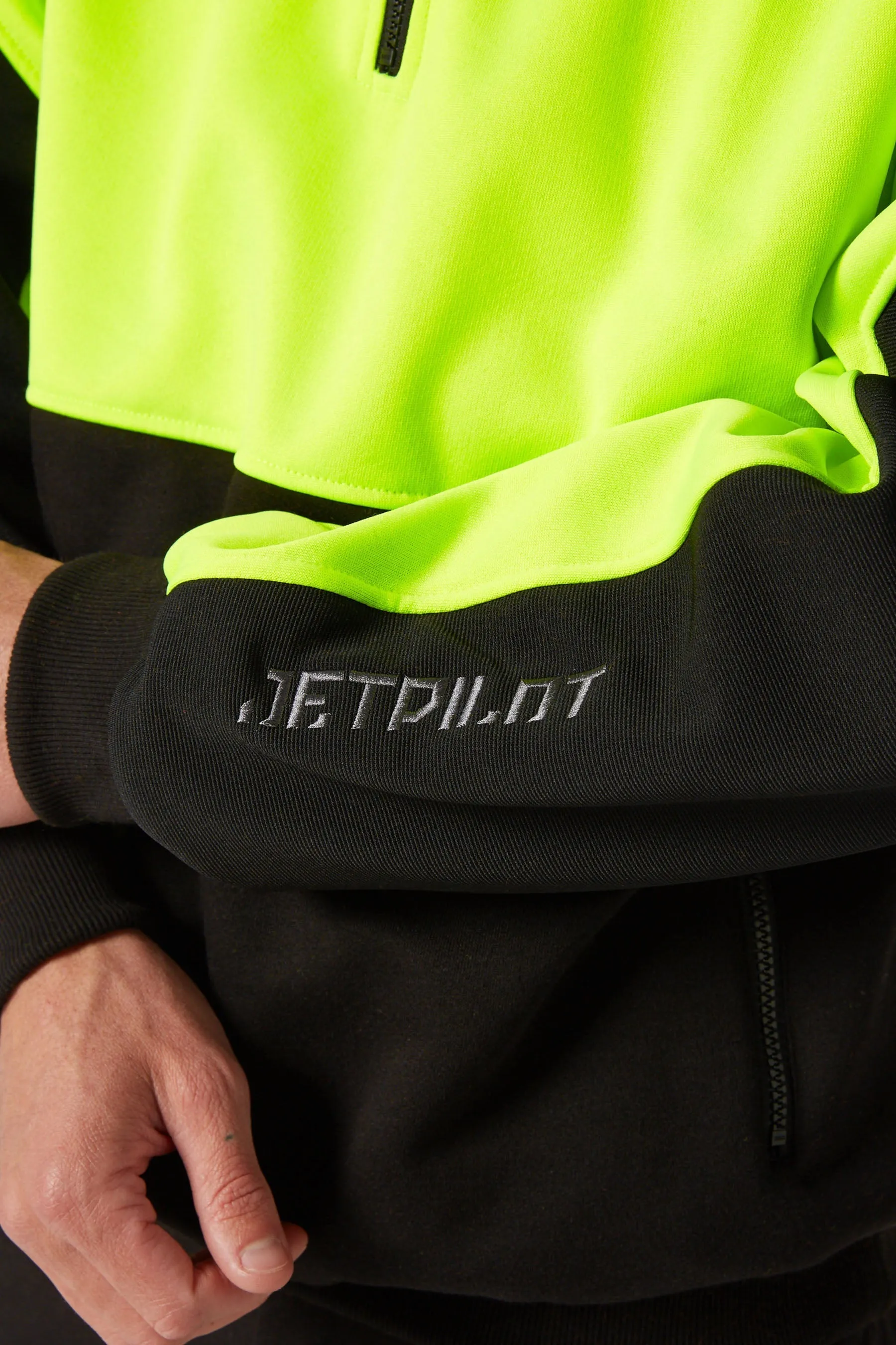 JP Leveled Mens 2.0 Pullover Hoodie - Hi-Vis Yellow